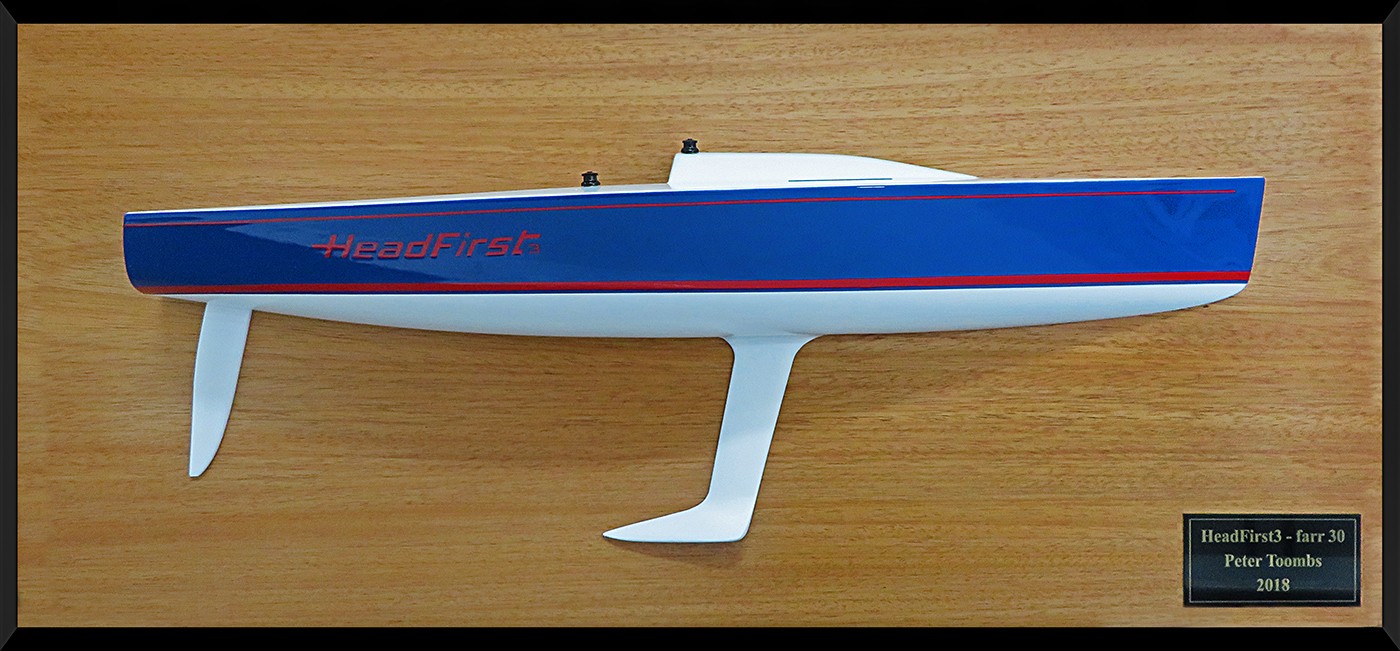 Custom Half Models - Farr - Farr 30 custom half model with cabin and cockpit only - Abordage