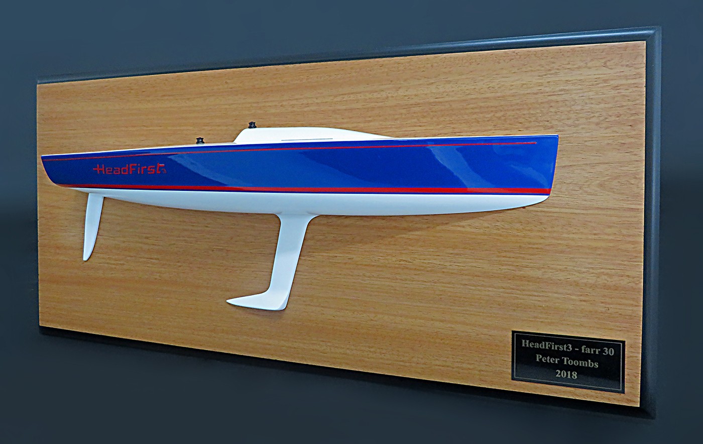 Custom Half Models - Farr - Farr 30 custom half model with cabin and cockpit only - Abordage