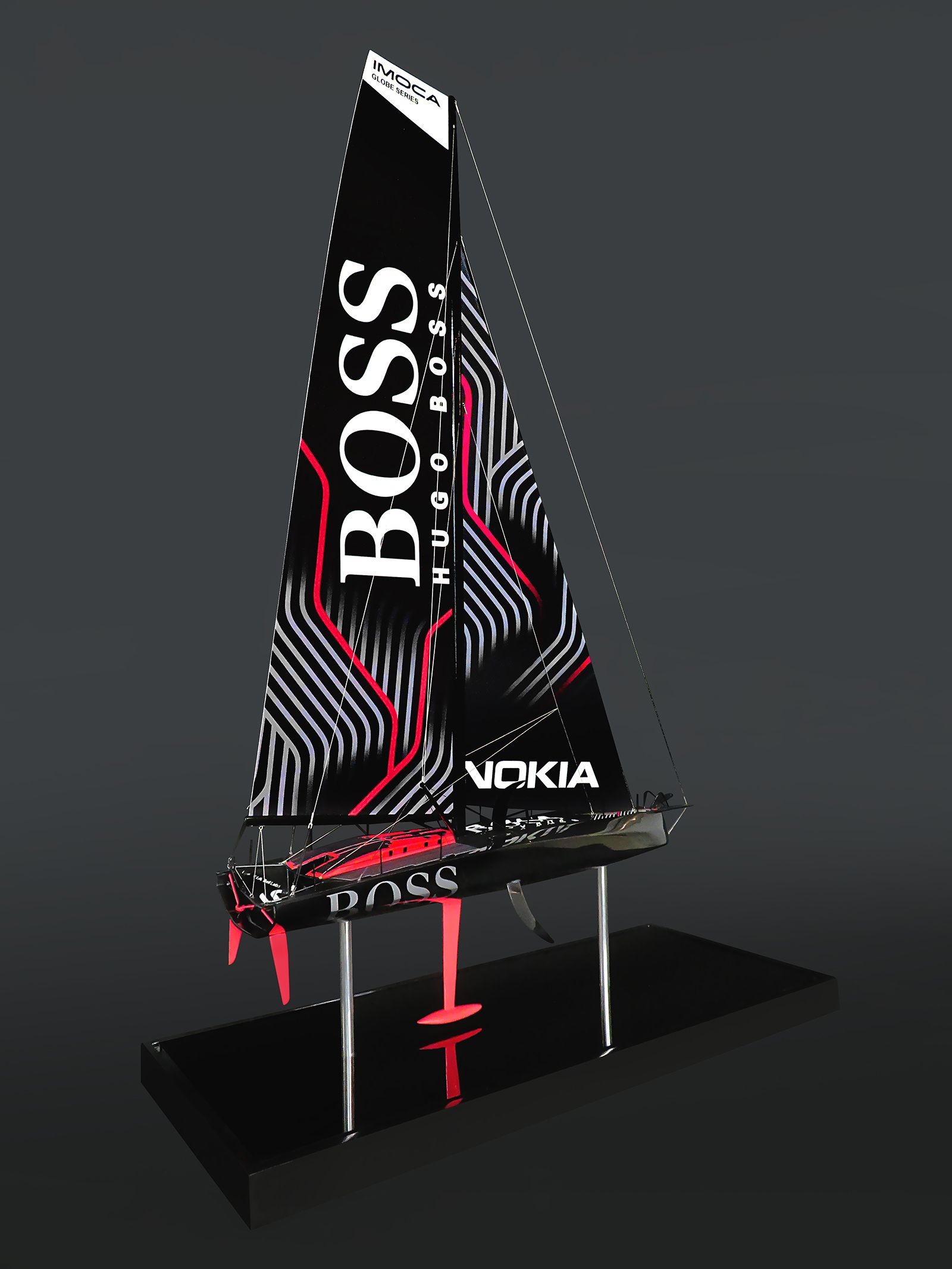 Custom Models - - Alex Thompson's Vendée Globe racer HUGO BOSS model 2020 - Abordage