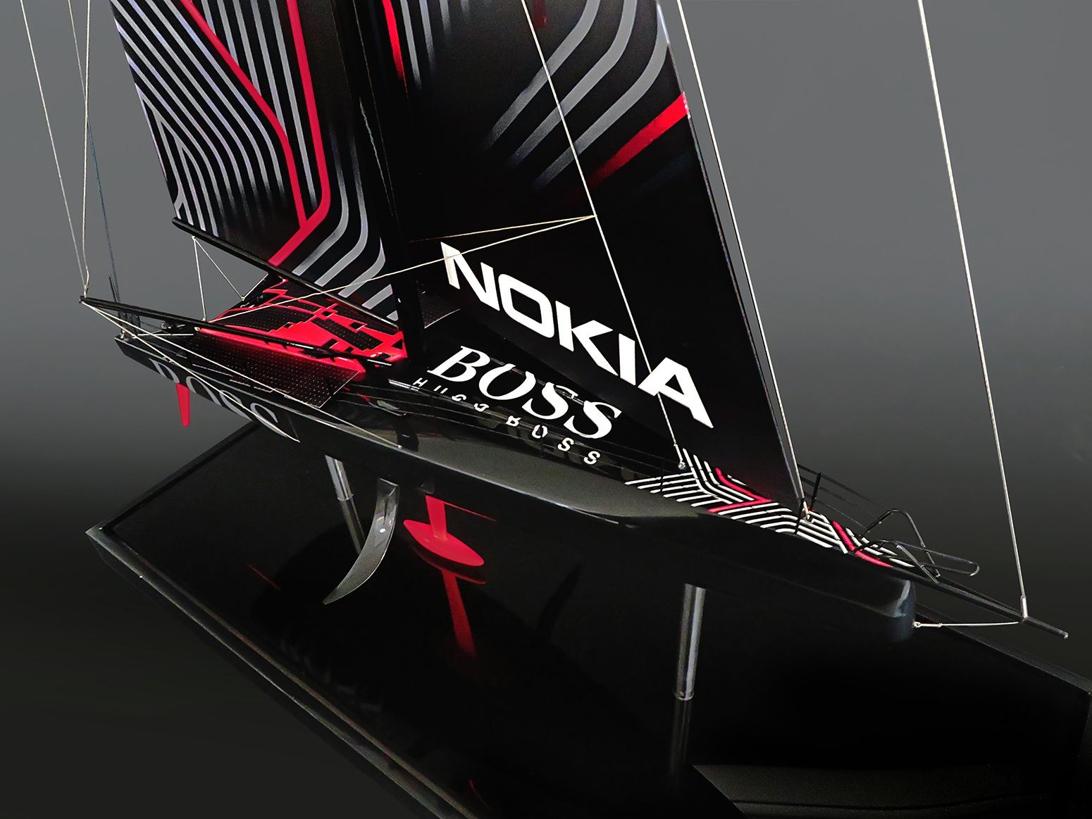 Custom Models - - Alex Thompson's Vendée Globe racer HUGO BOSS model 2020 - Abordage