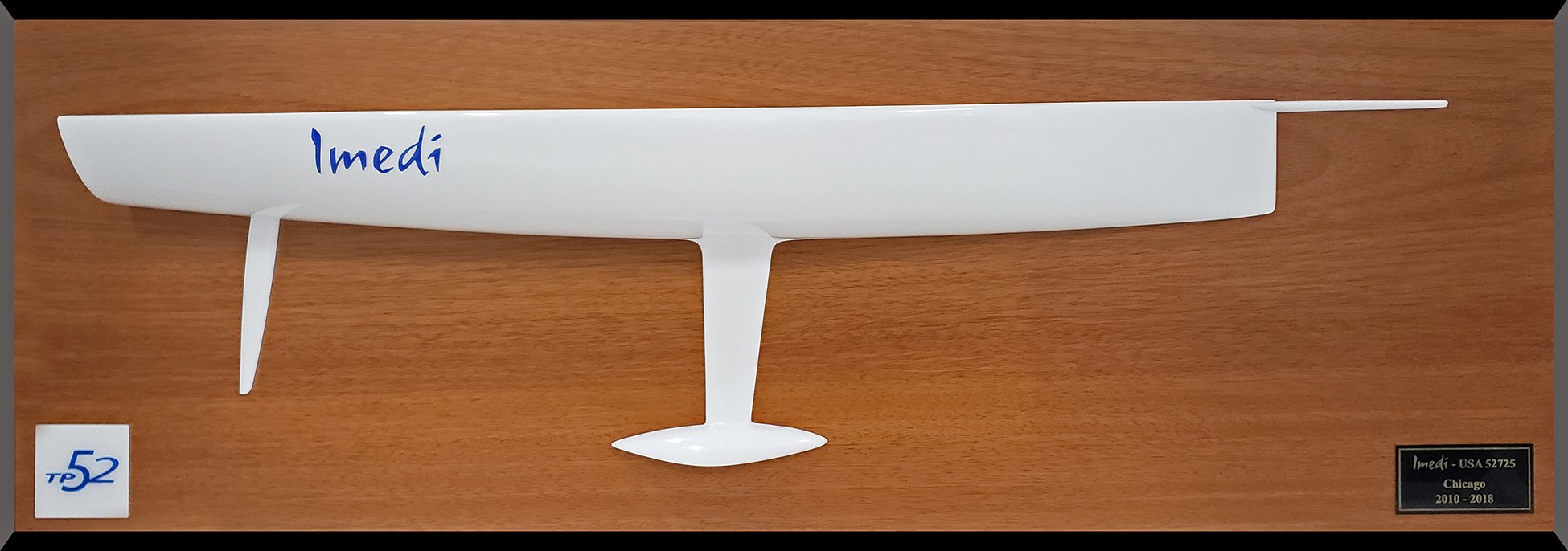 Custom Half Models - TP 52 - TP 52 flushdeck half hull replica - Abordage