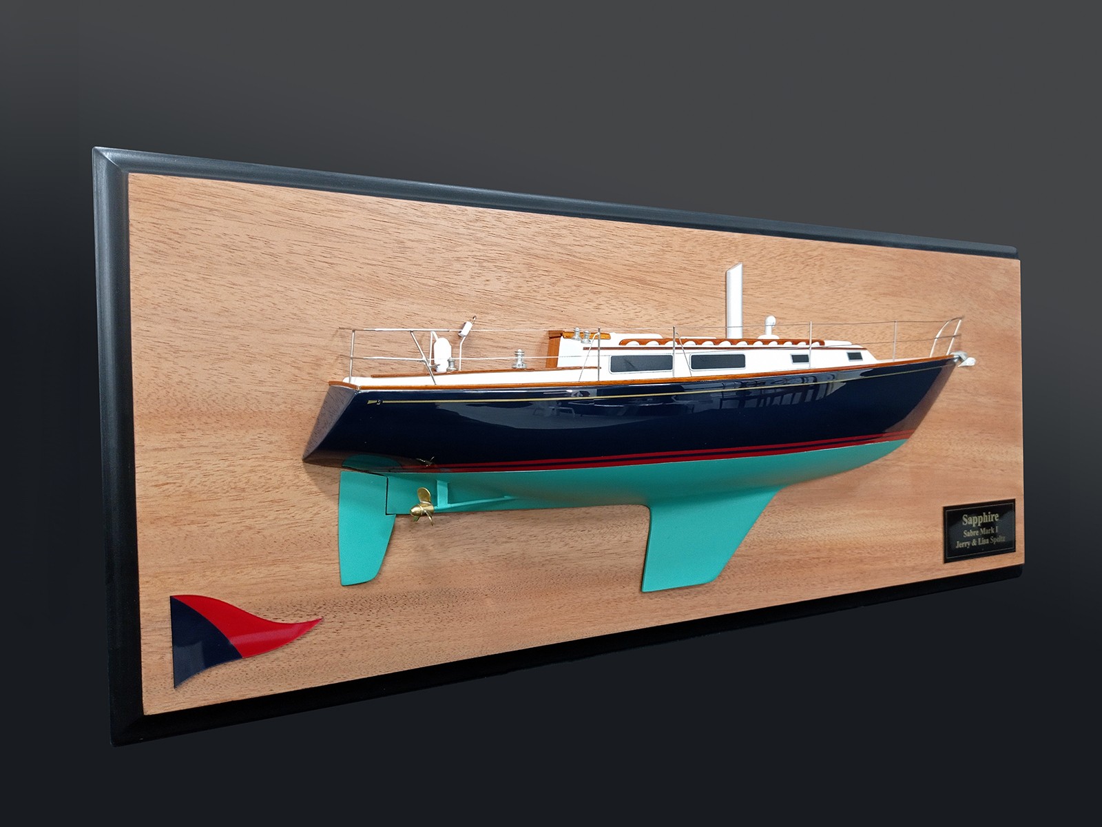 Custom Half Models - Sabre Yachts - Sabre 34 custom half model with deck details - Abordage