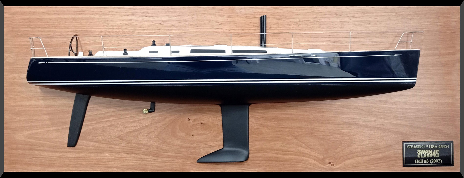 Custom Half Models - Nautor Swan - Nautor's Swan 45 custom half model with deck details - Abordage