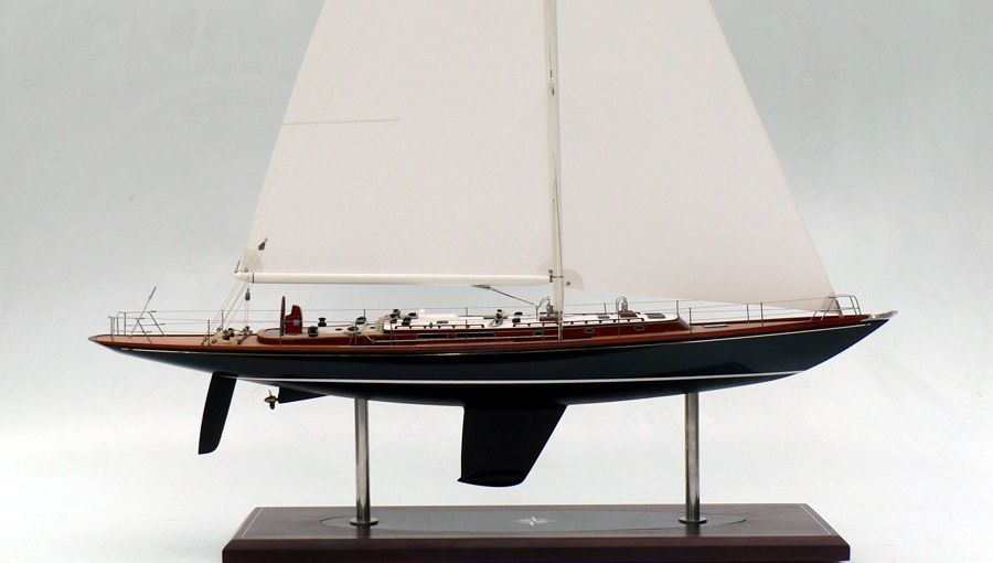 Custom Models - - Brooklin Boat Yard 76' Spirit of Tradition Fast Sloop - Abordage