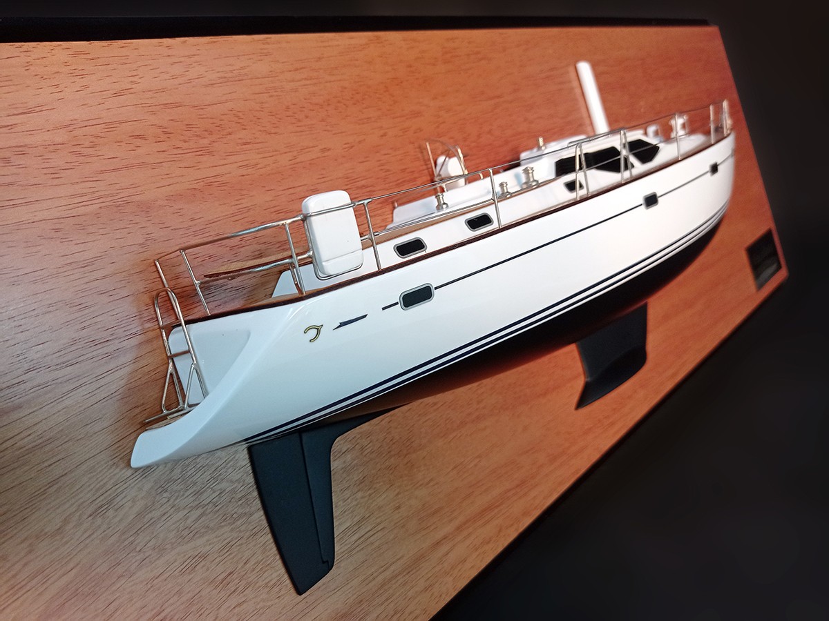Custom Half Models - Oyster Yachts - Oyster 53 Half model with deck details - Abordage