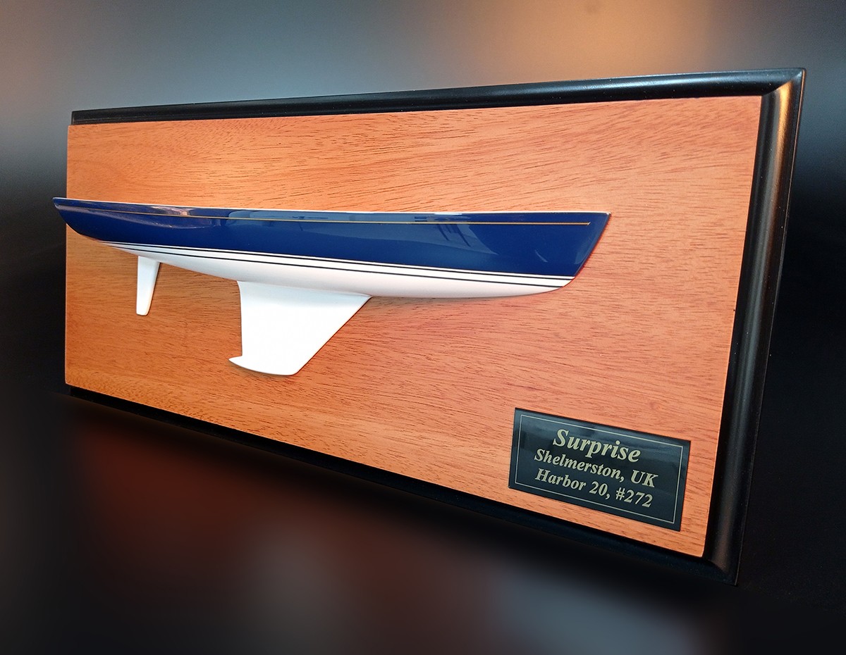 Custom Half Models - - Schock Harbor 20 flush deck custom half hull - Abordage