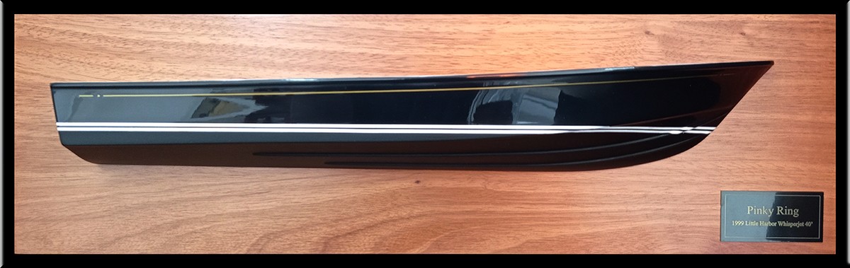 Custom Half Models - - Little Harbor Whisperjet 40 flush deck half hull - Abordage