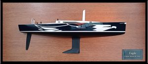 Custom Half Models - JBoats - J 121 custom half model NO railing - Abordage