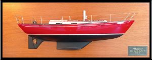 Custom Half Models - Morris Yachts - Morris Justine 36 custom half model with deck details - Abordage