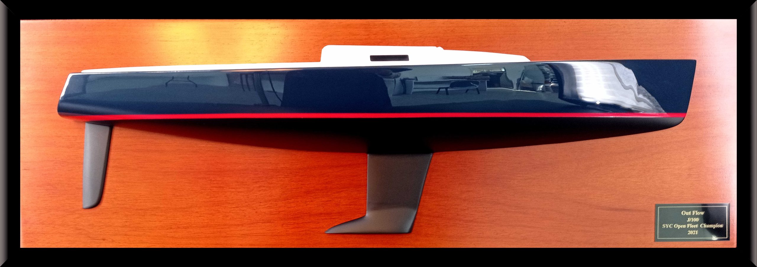 Custom Half Models - JBoats - J 100 JBoats half model with cabin and cockpit only - Abordage