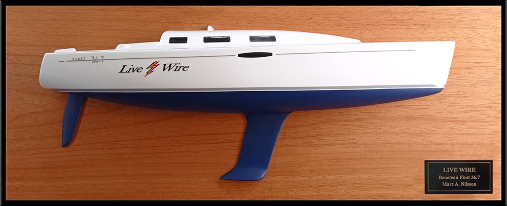 Custom Half Models - Beneteau - Beneteau First 36.7 Custom Half Model with cabin and cockpit only - Abordage