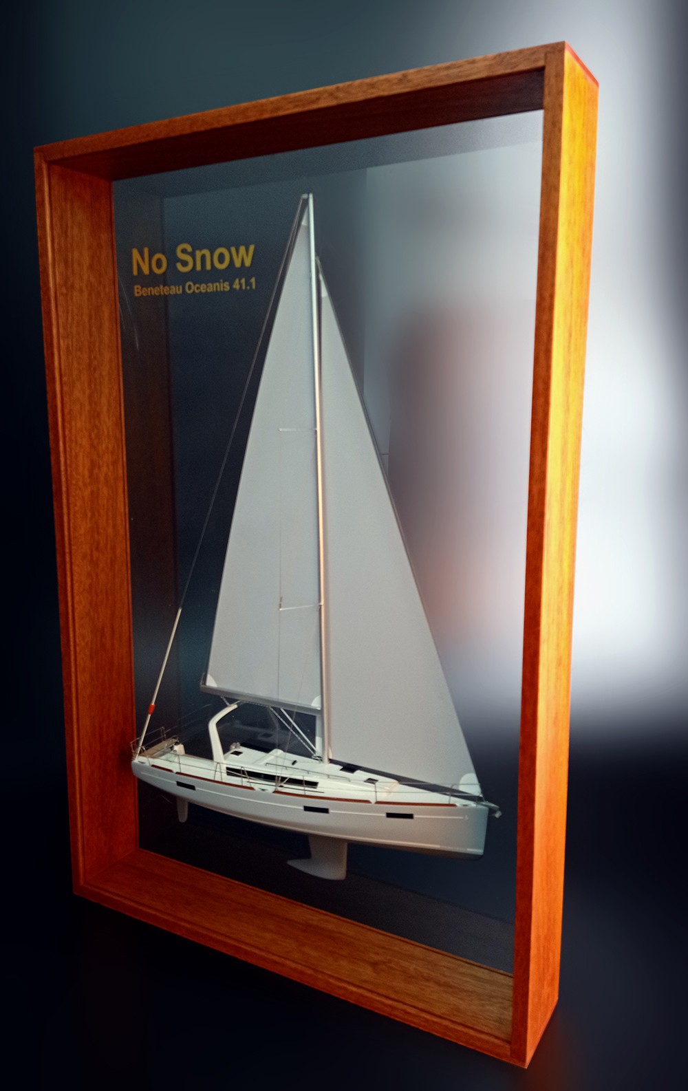 Custom Half Models - Beneteau - Beneteau Oceanis 41 Framed Half Model - Abordage