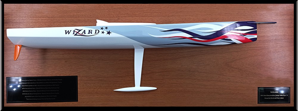 Custom Half Models - - Volvo Ocean Race VOR 70 WIZARD custom half model - Abordage