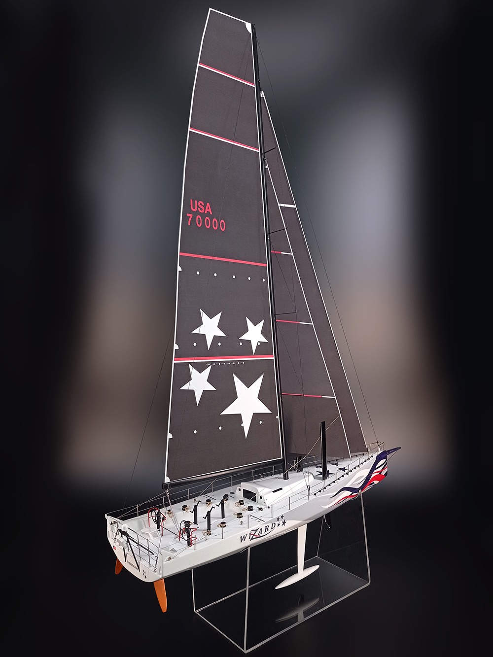Custom Models - - Volvo Ocean Race VOR 70 WIZARD custom model - Abordage