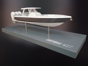 Custom Desk Models - Intrepid Powerboats - Intrepid 427 Nomad FE desk model - Abordage