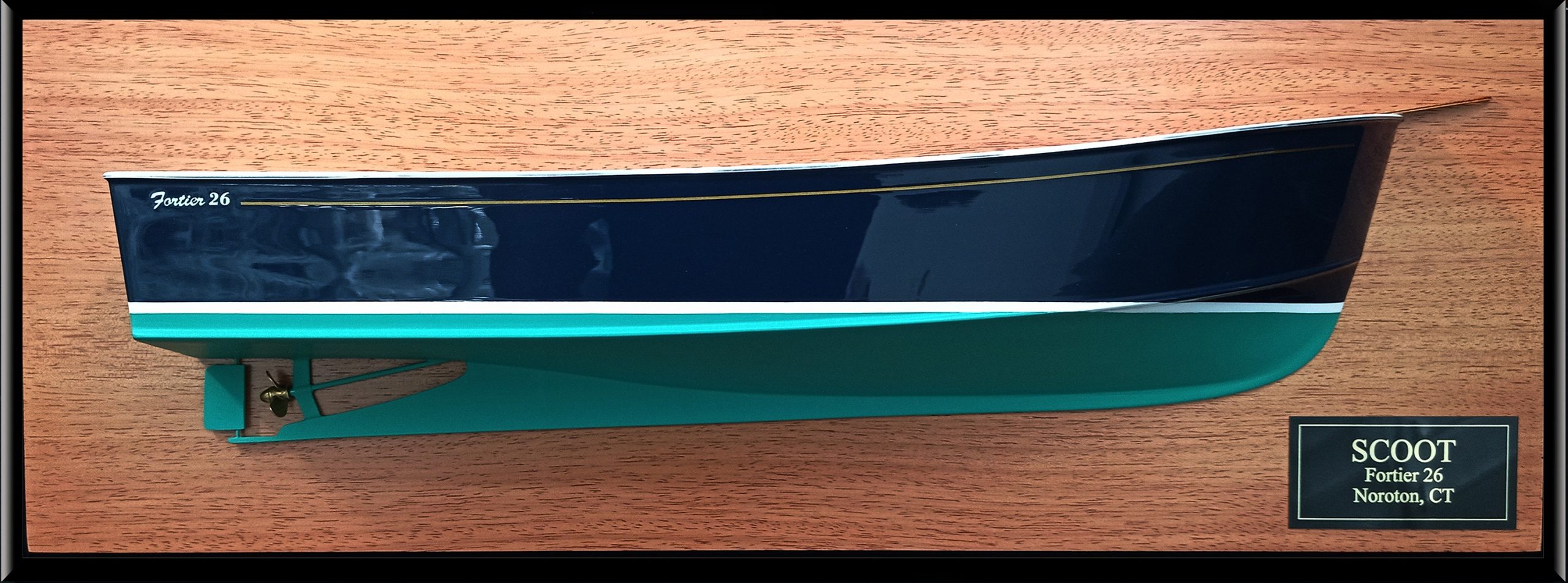 Custom Half Models - - Fortier 26 flush deck custom half hull - Abordage