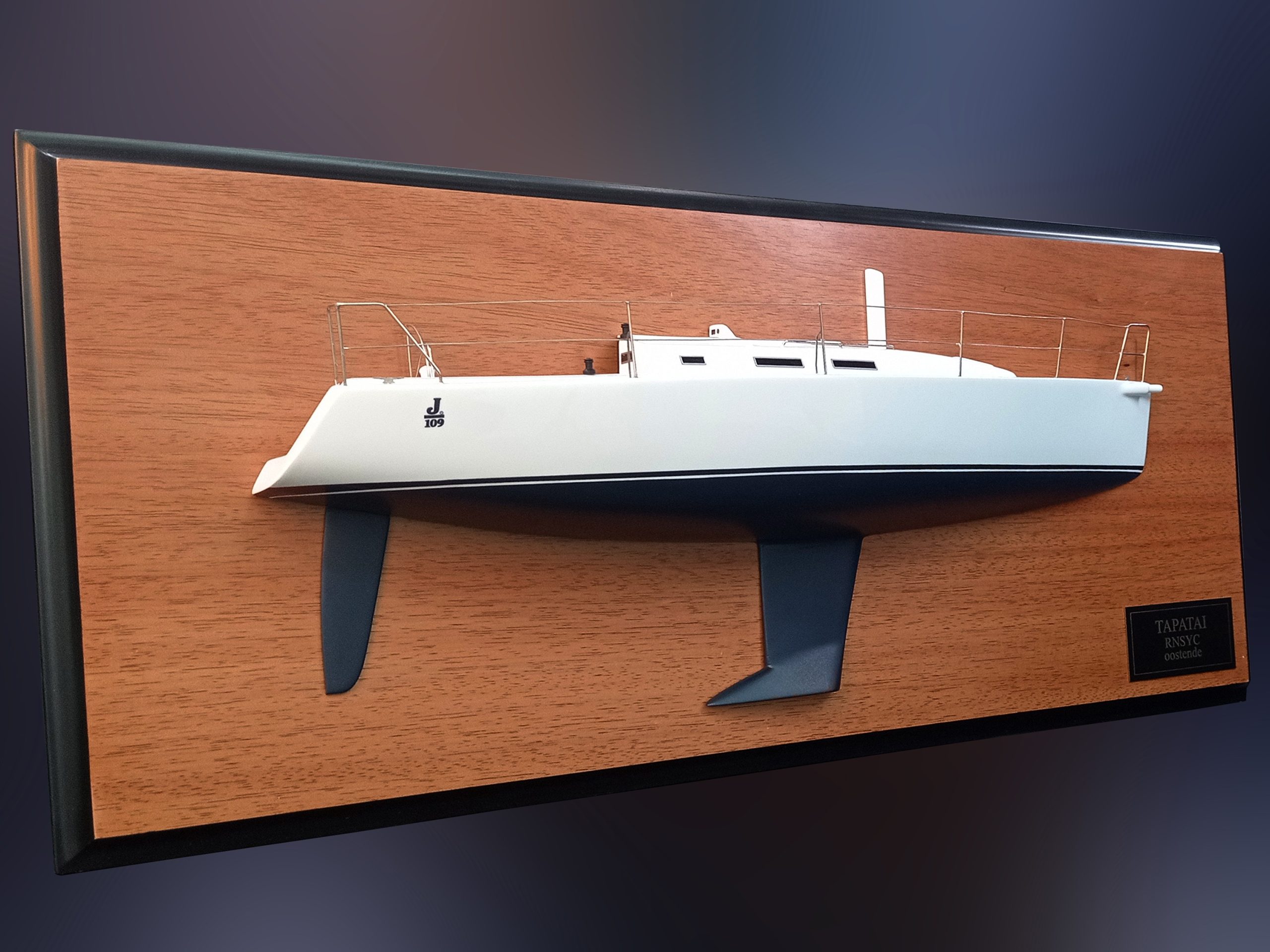 Custom Half Models - JBoats - J109 JBoats custom half model replica with deck details - Abordage