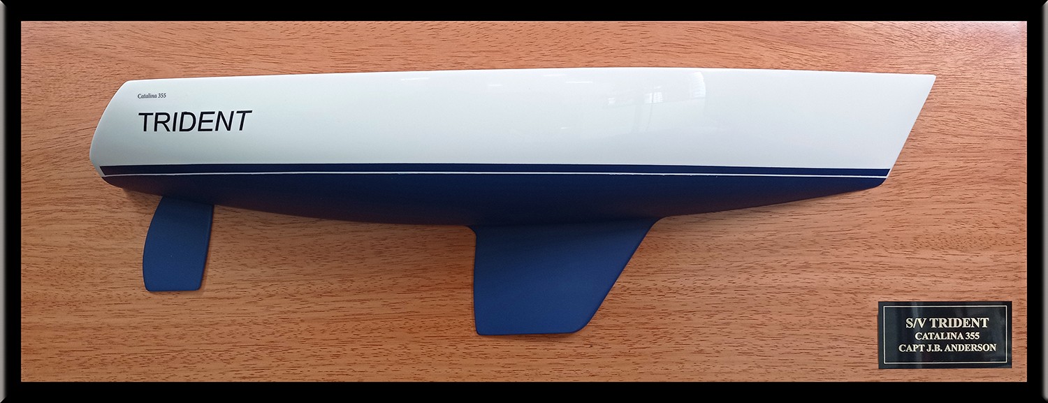 Custom Half Models - Catalina - Catalina 355 flush deck custom half hull - Abordage