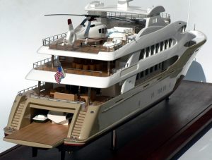 Custom Models - Trinity Yachts - Trinity Yachts Hull No. T-043 "Mine Games" Tri-Deck Motor Yacht. 196' - Abordage