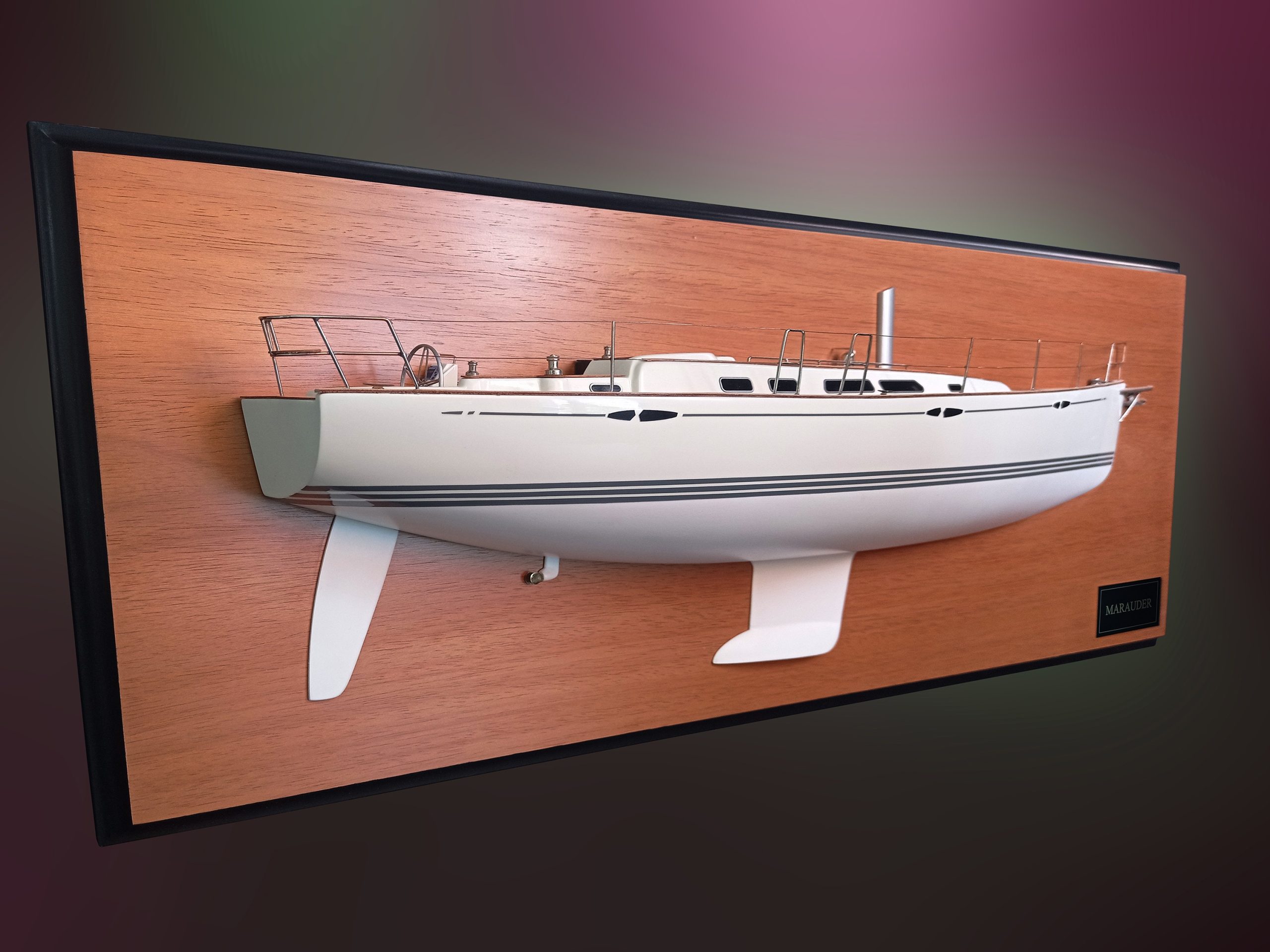 Custom Half Models - X-Yachts - Xc45 - X-Yachts custom half model with deck details - Abordage