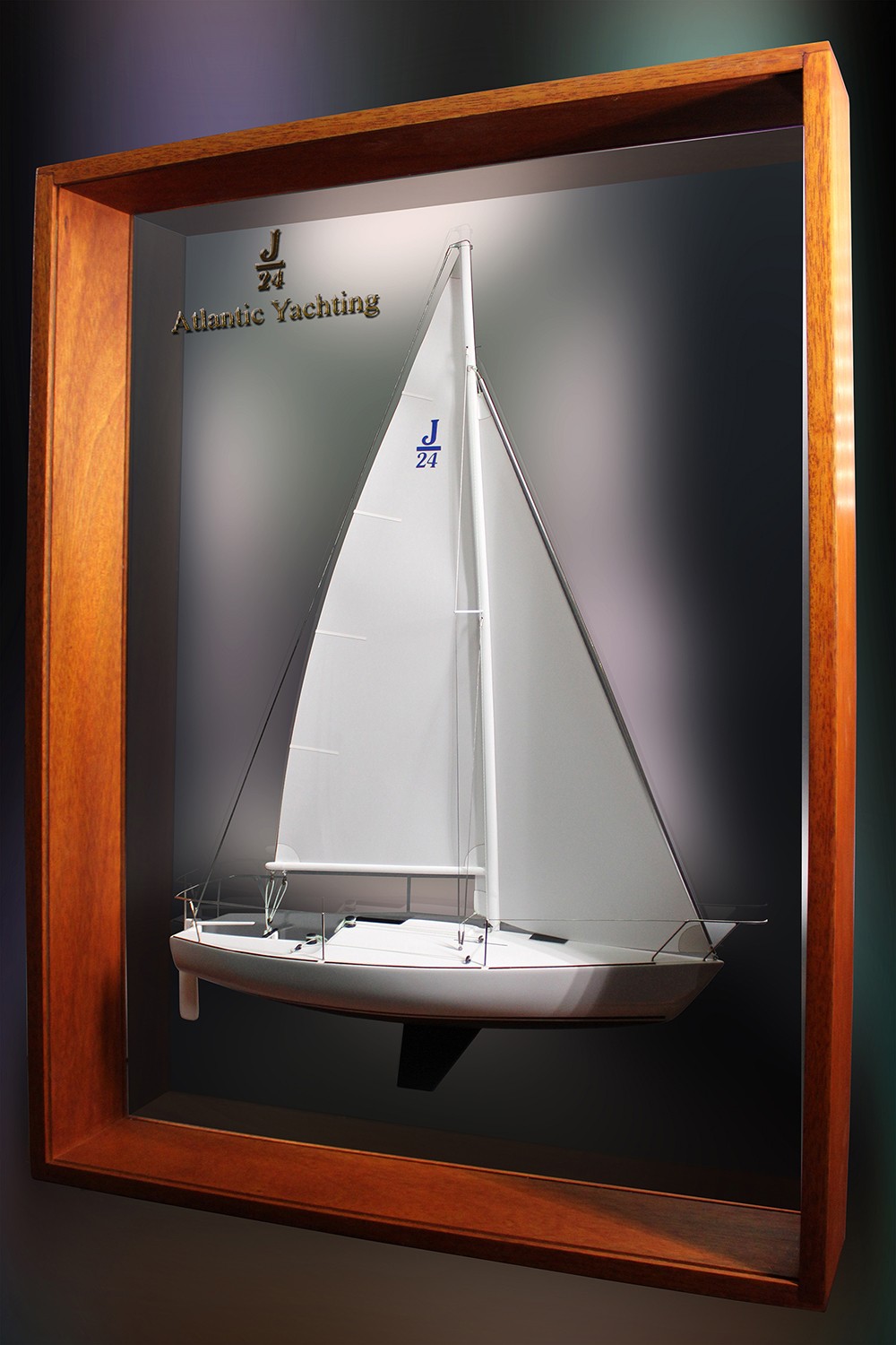 Custom Half Models - JBoats - J24 JBoats Framed half Model - Abordage