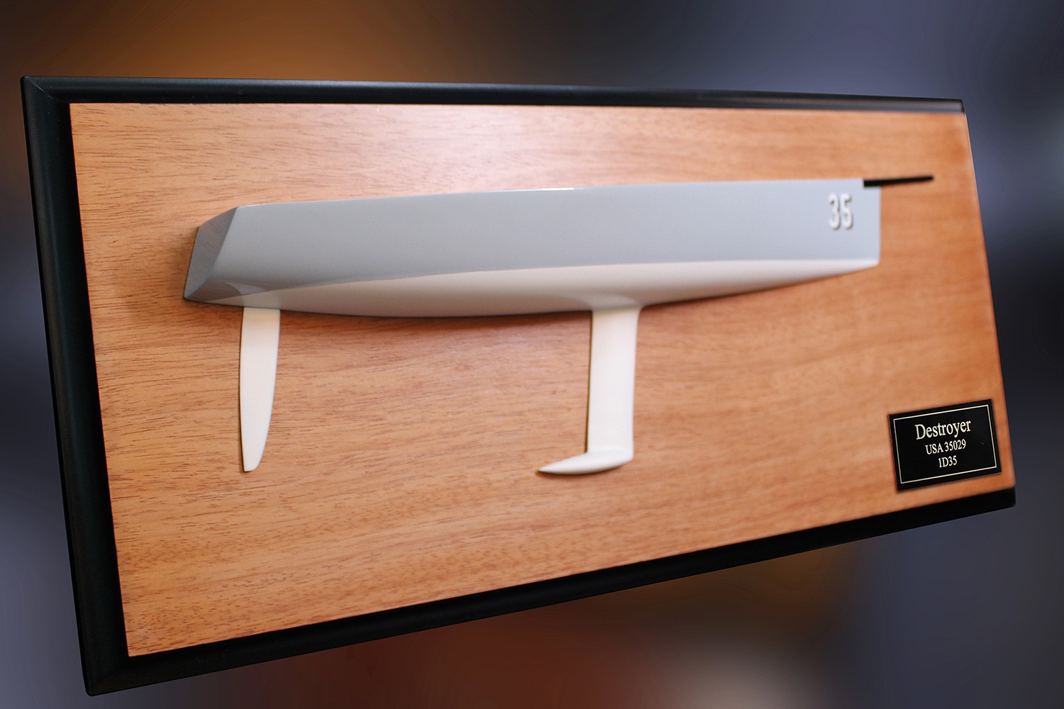 Custom Half Models - Nelson Marek Yacht Design - Nelson-Marek 1D35 -custom half hull with backboard - Abordage