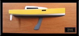 Pogo 30 custom half model with cabin and cockpit only