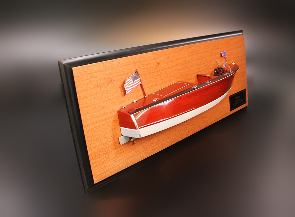 GarWood 18’ Double Cockpit Runabout - 1934 custom half model