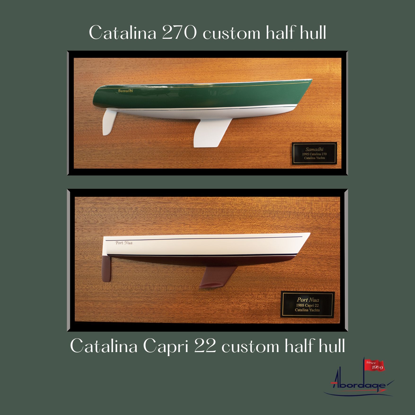 Catalina Capri 22 wing keel custom half hull