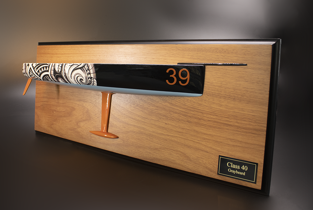 Class 40 custom half hull