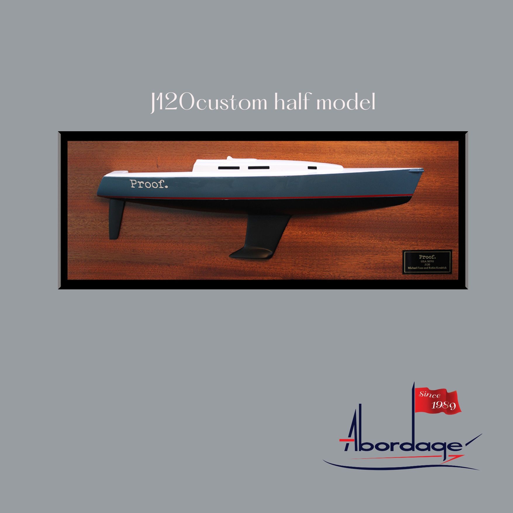 J120 half model replica