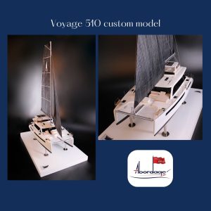Voyage 510 catamaran custom model