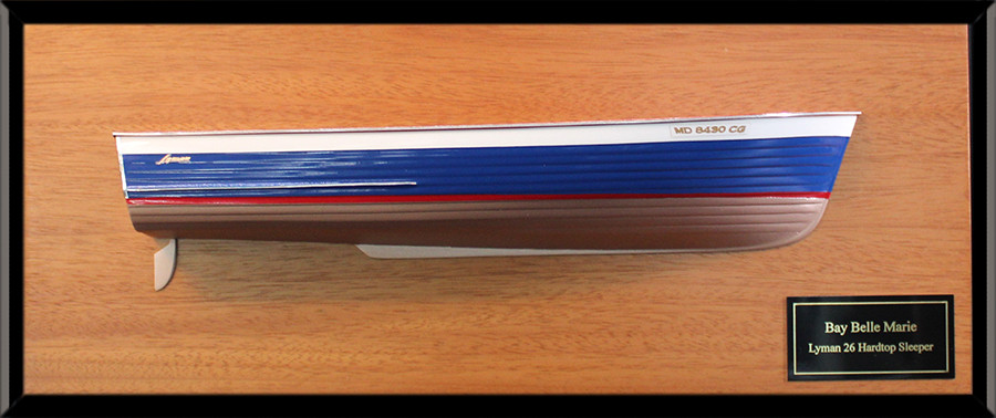 Lyman 26 Hardtop Sleeper custom half hull