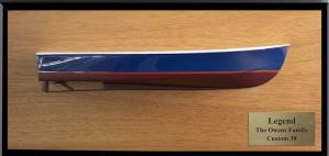 Mainship 30 power boat custom half hull