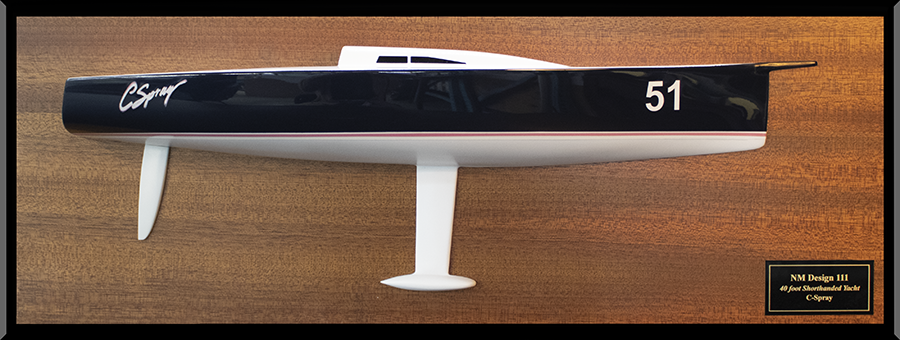 Nelson Mareck NM design 111, 40 half model with cabin and cockpit only