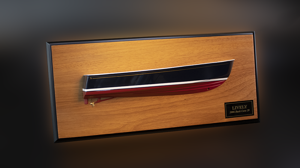 Back Cove 29 flush deck custom half hull