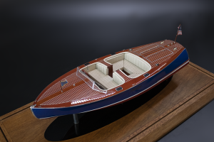 Hacker Craft HC Special Runabout 22 "SERENITY NOW!" model of 18”LOA-CM + DC