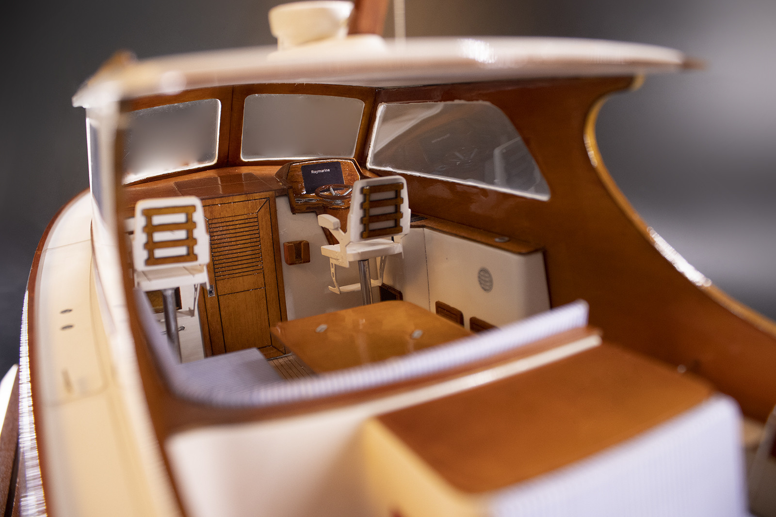 Hinckley Picnic boat 36 custom model replica