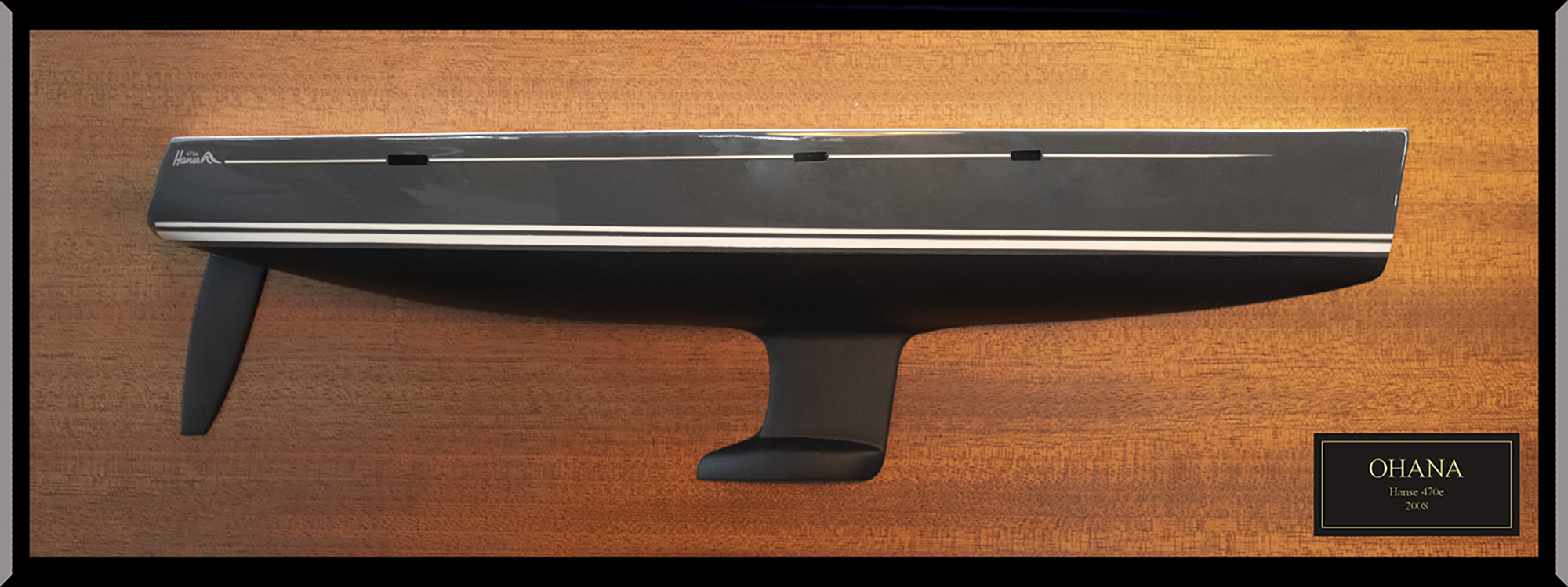 Hanse 470e flush deck half hull