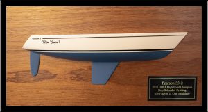 Pearson 33-2 half hull trophy