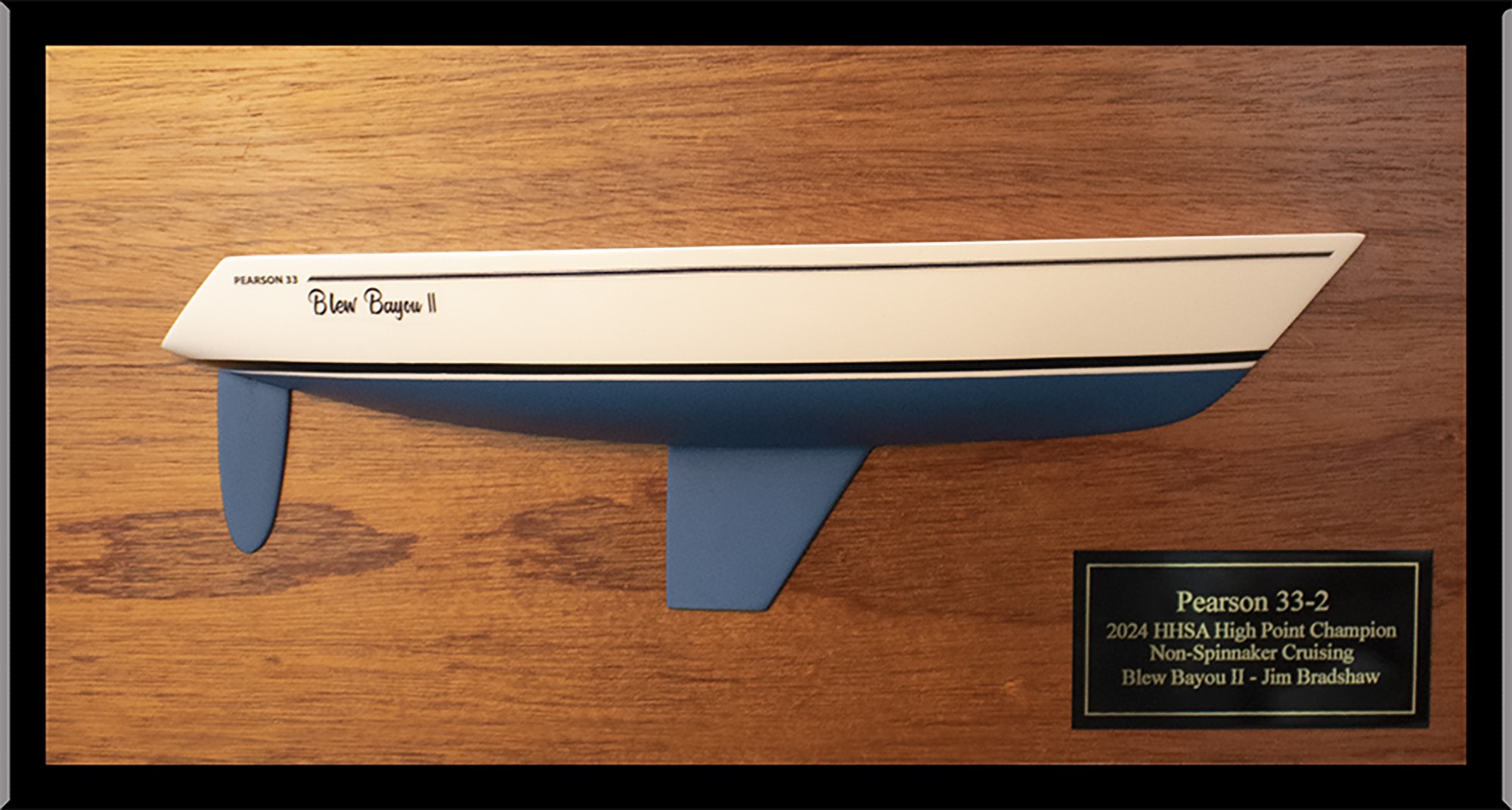 Pearson 33-2 half hull trophy